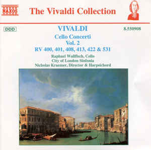 Image for Vivaldi: Cello Concertos Vol. 2
